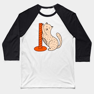 Doodle cat Baseball T-Shirt